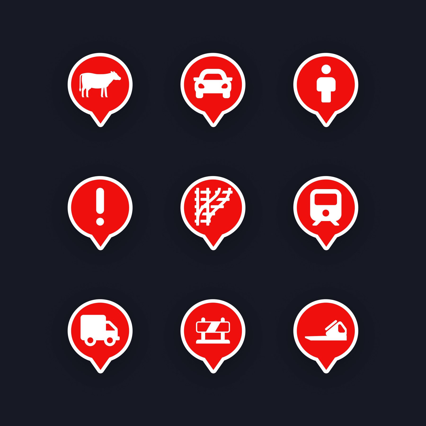 Rail Vision Icons